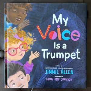Kids book - My Voice is a Trumpet, hardback book.
